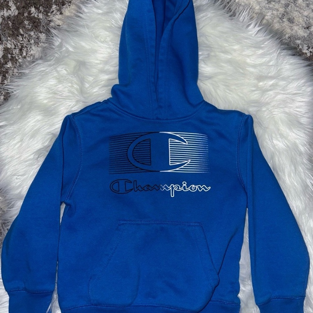 Kids Champion Royal Blue Hoodie - Size 5/6